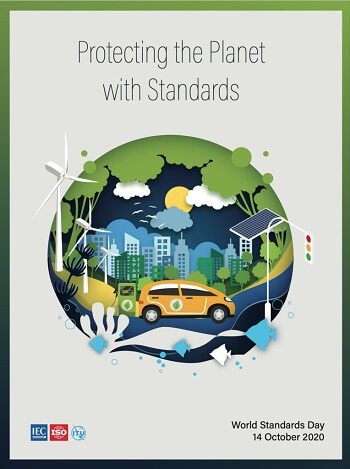 EARTH SUMMIT+5 ポスター World Standards Cooperation Names Winning Poster Design
